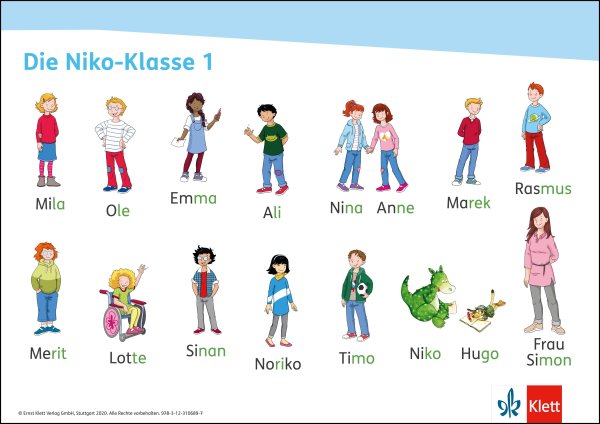 Buchcover: Niko 1. Laut- und Methodenposter (VE 6) Klasse 1