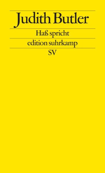 Buchcover: Haß spricht