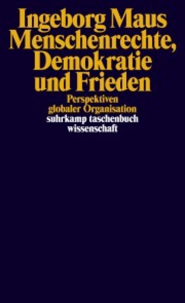 Buchcover: Menschenrechte, Demokratie und Frieden