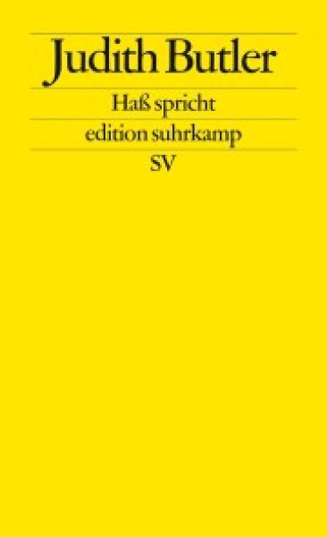 Buchcover: Haß spricht Buchcover: Haß spricht
