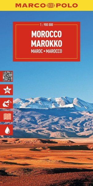 Buchcover: MARCO POLO Reisekarte Marokko 1:900.000 Buchcover: MARCO POLO Reisekarte Marokko 1:900.000