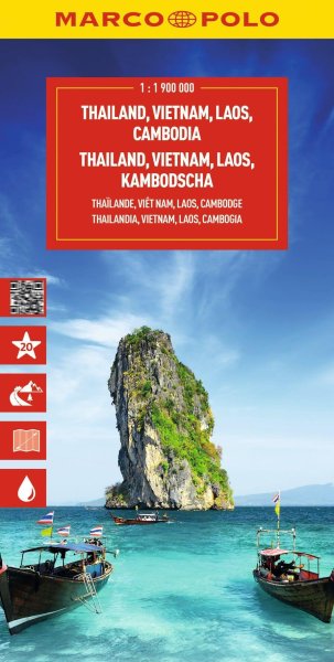 Buchcover: MARCO POLO Reisekarte Thailand, Vietnam 1:1,9 Mio. Buchcover: MARCO POLO Reisekarte Thailand, Vietnam 1:1,9 Mio.