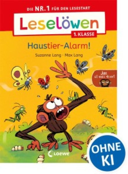 Buchcover: Leselöwen 1. Klasse - Jim ist mies drauf - Haustier-Alarm! Buchcover: Leselöwen 1. Klasse - Jim ist mies drauf - Haustier-Alarm!