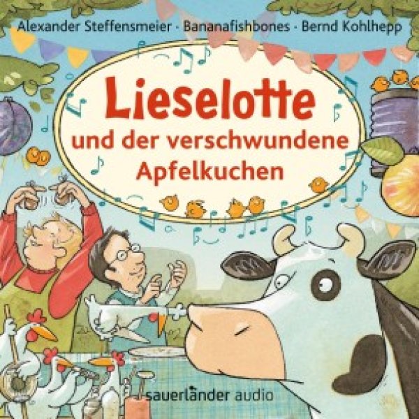 Buchcover: Lieselotte und der verschwundene Apfelkuchen - Hörbücher von Kuh Lieselotte