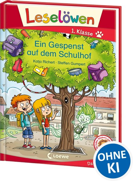 Buchcover: Leselöwen 1. Klasse - Ein Gespenst auf dem Schulhof