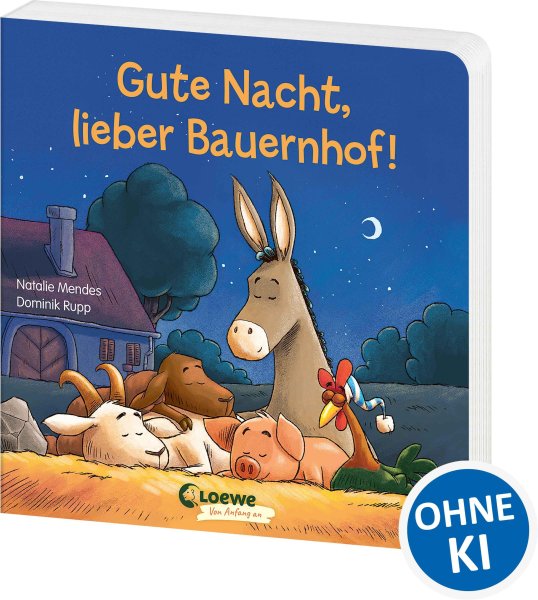 Buchcover: Gute Nacht, lieber Bauernhof!