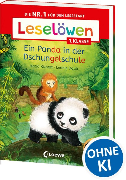 Buchcover: Leselöwen 1. Klasse - Ein Panda in der Dschungelschule Buchcover: Leselöwen 1. Klasse - Ein Panda in der Dschungelschule