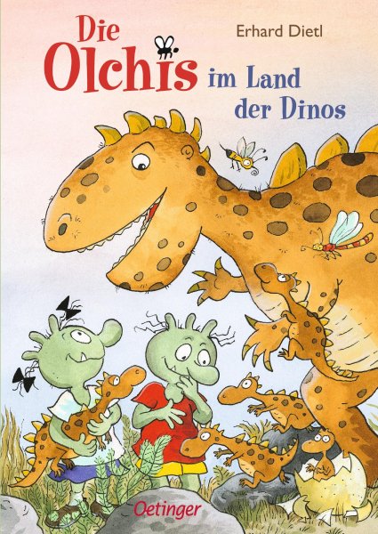 Buchcover: Die Olchis im Land der Dinos