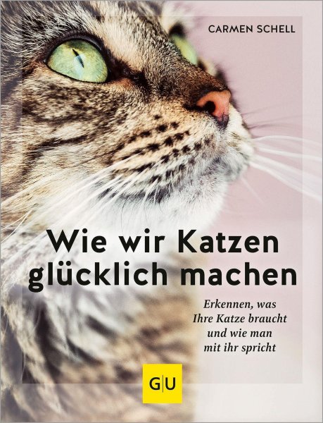Buchcover: Wie wir Katzen glücklich machen