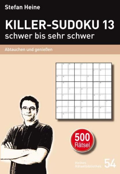 Buchcover: Killer-Sudoku 13 - schwer bis sehr schwer