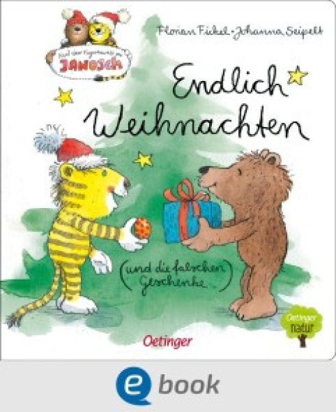 Buchcover: Nach einer Figurenwelt von Janosch. Endlich Weihnachten (und die falschen Geschenke) Buchcover: Nach einer Figurenwelt von Janosch. Endlich Weihnachten (und die falschen Geschenke)