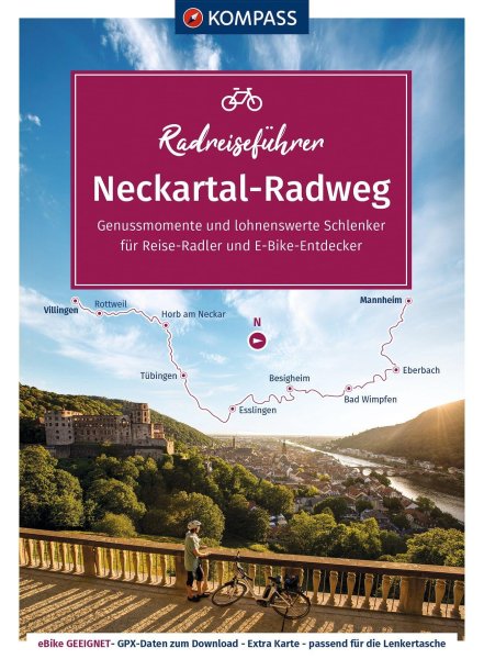 Buchcover: KOMPASS Radreiseführer Neckartal-Radweg