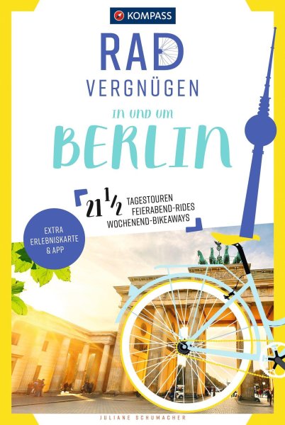 Buchcover: KOMPASS Radvergnügen in und um Berlin