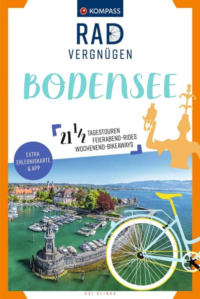 Buchcover: KOMPASS Radvergnügen Bodensee