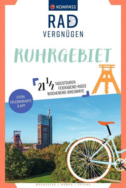 Buchcover: KOMPASS Radvergnügen Ruhrgebiet