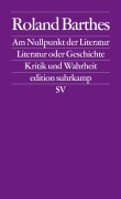 Buchcover: Am Nullpunkt der Literatur / Literatur oder Geschichte / Kritik und.Wahrheit