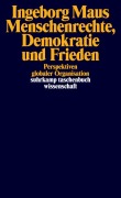 Buchcover: Menschenrechte, Demokratie und Frieden