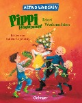 Buchcover: Pippi Langstrumpf feiert Weihnachten