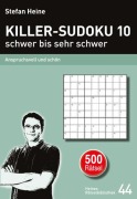 Buchcover: KILLER-SUDOKU 10 - schwer bis sehr schwer