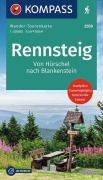 Buchcover: KOMPASS Wander-Tourenkarte Der Rennsteig 1:50.000