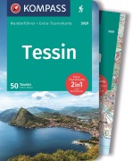 Buchcover: KOMPASS Wanderführer Tessin, 50 Touren mit Extra-Tourenkarte