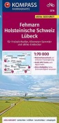 Buchcover: KOMPASS Fahrradkarte 3316 Fehmarn, Holsteinische Schweiz, Lübeck 1:70.000