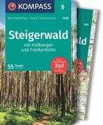 Buchcover: KOMPASS Wanderführer Steigerwald mit Haßbergen und Frankenhöhe, 55 Touren mit Extra-Tourenkarte