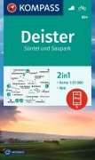 Buchcover: KOMPASS Wanderkarte 864 Deister, Süntel und Saupark 1:25.000