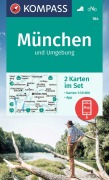 Buchcover: KOMPASS Wanderkarten-Set 184 München und Umgebung (2 Karten) 1:50.000
