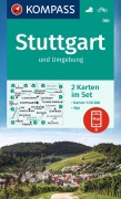 Buchcover: KOMPASS Wanderkarten-Set 780 Stuttgart und Umgebung (2 Karten) 1:50.000
