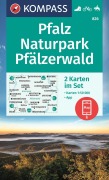Buchcover: KOMPASS Wanderkarten-Set 826 Pfalz, Naturpark Pfälzerwald (2 Karten) 1:50.000