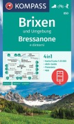 Buchcover: KOMPASS Wanderkarte 050 Brixen und Umgebung / Bressanone e dintorni 1:25.000