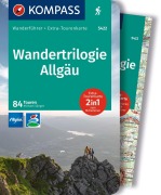 Buchcover: KOMPASS Wanderführer Wandertrilogie Allgäu, 84 Touren mit Extra-Tourenkarte
