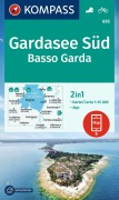 Buchcover: KOMPASS Wanderkarte 695 Gardasee Süd, Basso Garda 1:25.000
