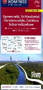 Buchcover: KOMPASS Fahrradkarte 3370 Spreewald, Schlaubetal, Fürstenwalde, Cottbus, Scharmützelsee mit Knotenpunkten 1:70.000