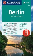 Buchcover: KOMPASS Wanderkarten-Set 700 Berlin und Umgebung (4 Karten) 1:50.000